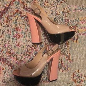 Chinese laundry super funky platforms